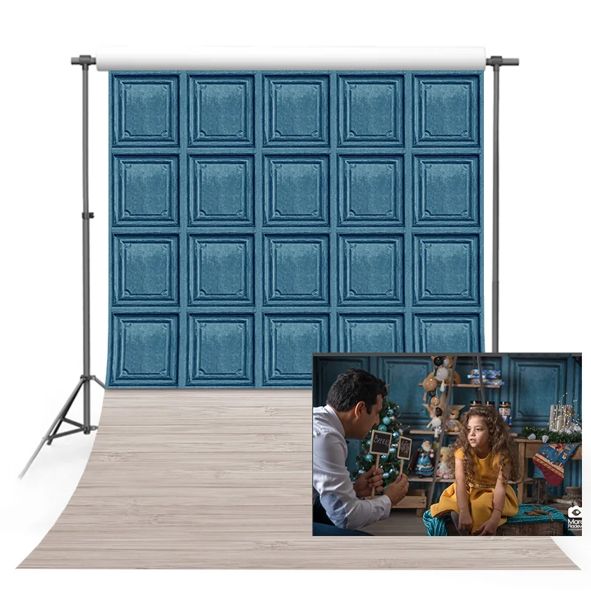 

Mehofond Photography Background Dark Blue Retro Wedding Baby Portrait Decoration backdrop Photocall Photophone Photo Studio