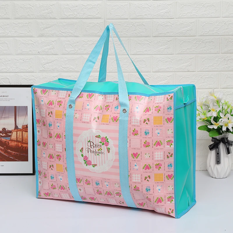 Verdicken Quilt Organizer Lagerung Tasche Gepäck Taschen Tragbare Einkaufen Reisen Feuchtigkeit Beweis Paket Kleidung Studenten – Detail 3
