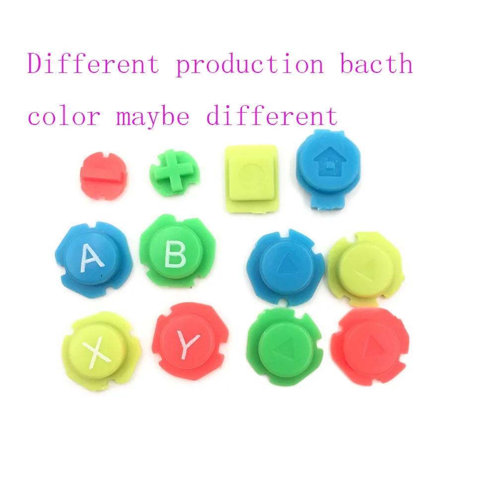 أزرار مفاتيح توجيه ABXY الملونة عصا التحكم لوحدة تحكم نينتندو سويتش NS NX Joy-con وحدة التحكم اليسرى اليمنى