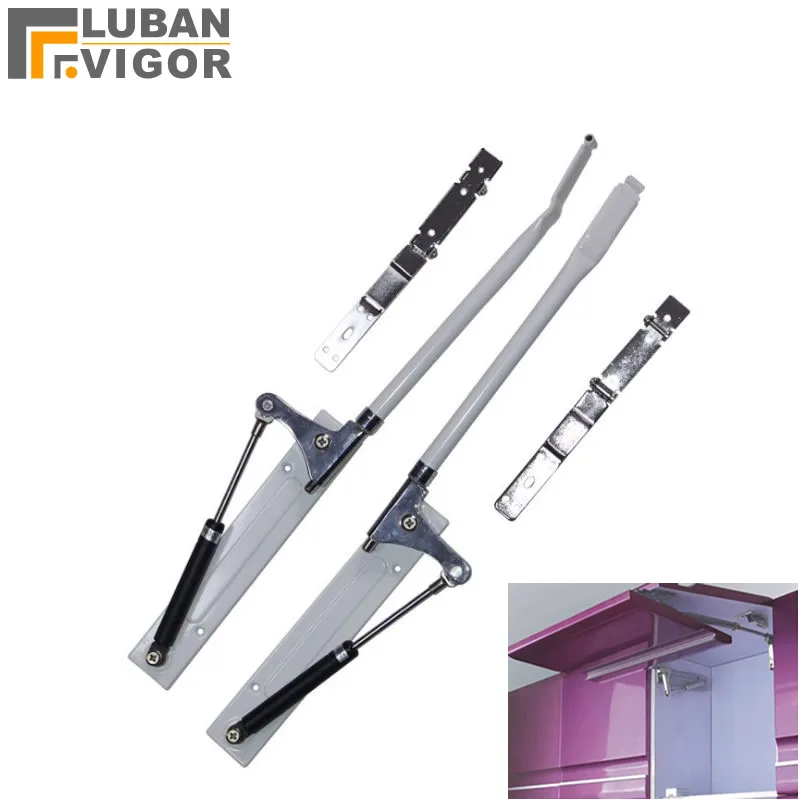 

Kitchen cabinet On the turn Folding door support,Silent hydraulic Folding stand Anti-pinch hand,Home Furniture Hardware,fittings