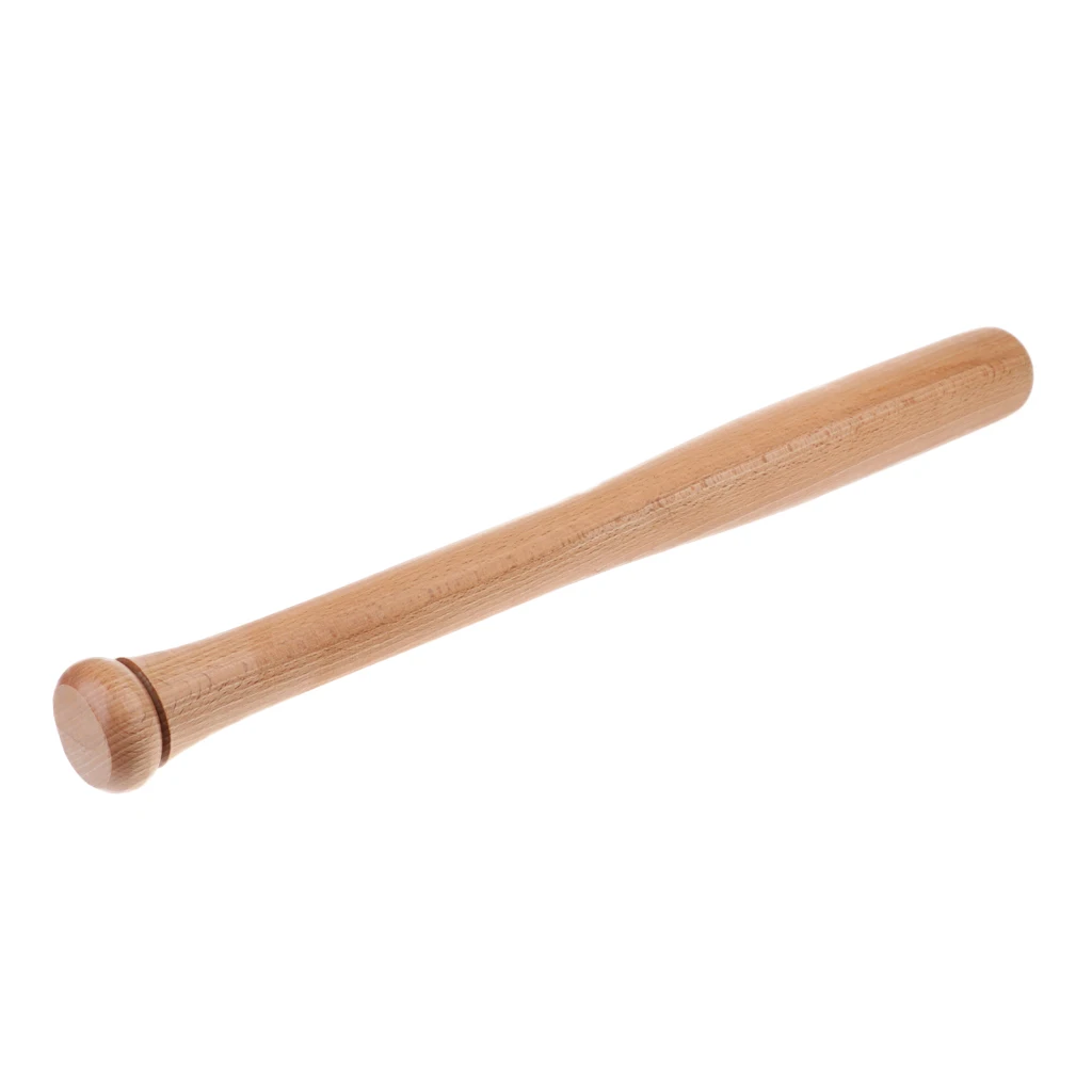 Raqueta deportiva de bate de béisbol de madera Natural, bate redondo de 54cm/21 pulgadas, ayuda para entrenamiento de ejercicio de seguridad familiar