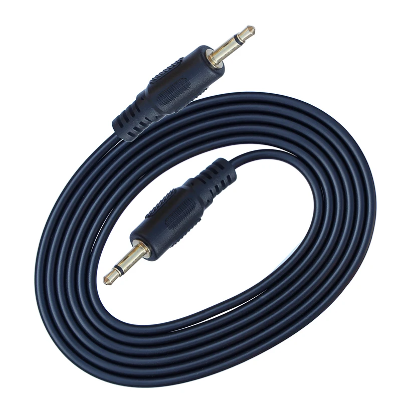 3.5mm Mono Male to Male Plug Audio Cable 2 Pole AUX Cable 1.5m 1.8m
