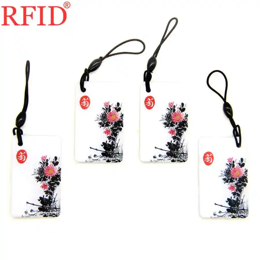 UID S50 1K 13.56Mhz RFID Block Rewritable Tags IC Card Changeable Card For Access Control Waterproof Dropping Glue Keychain 1pcs