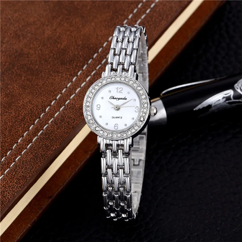 Nice Women Plush Silver Watch Stainless Seel Vogue Lady Commercial Watches Vogue Dress Watch ceasuri relogio feminino