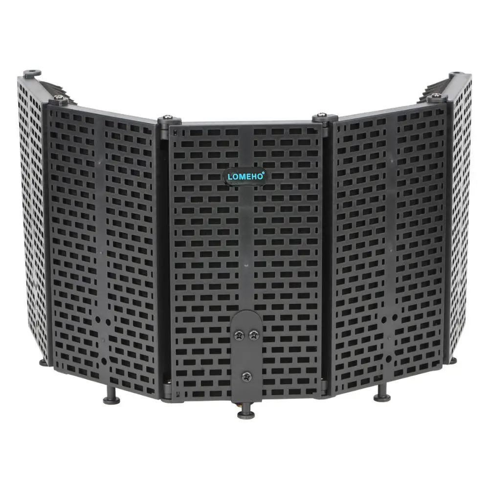 Schermo fonoassorbente fonoassorbente dello schermo del vento del microfono di riduzione di rumore di angolo regolabile dello Studio di trasmissione LO-PS68/69 3/5 pannelli