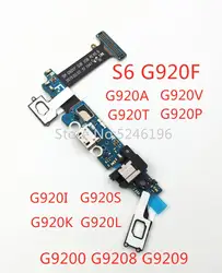 1pcs USB Port Dock Connector Flex Cable For Samsung Galaxy S6 G920F G920A G920V G920T G920P G920I G920S G920K G920L Replace Part