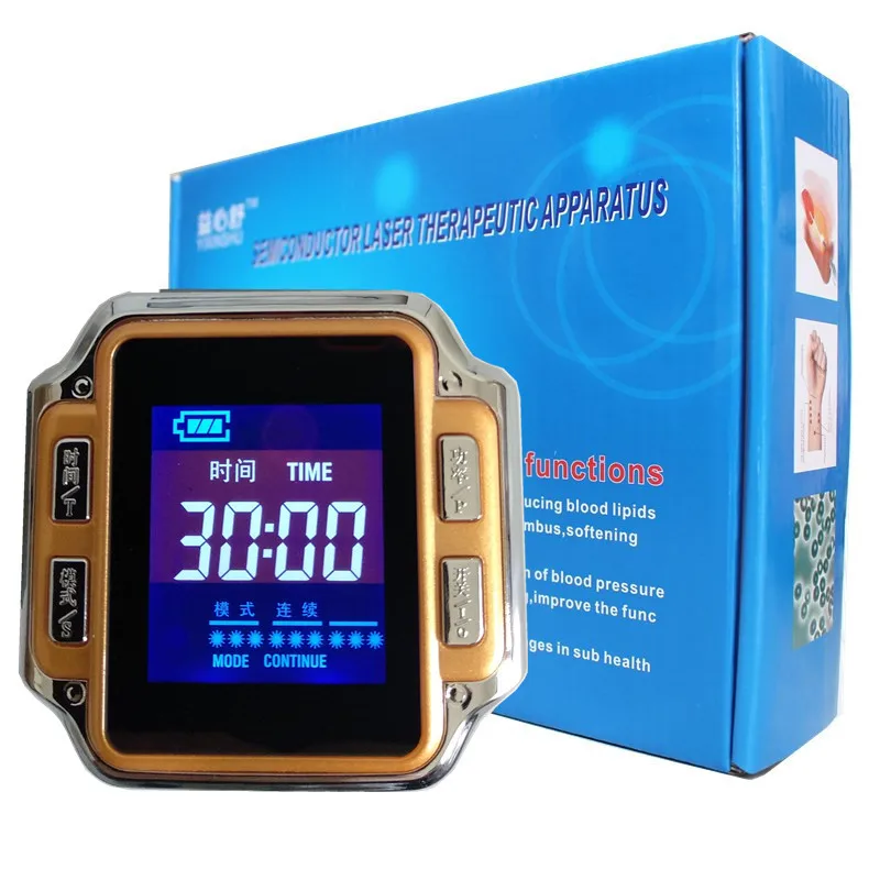 

CE Physiotherapy healthcare 650nm light /wrist Diode low level therapy LLLT for diabetes hypertension treatment