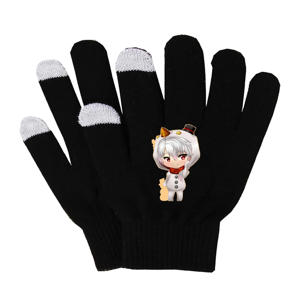 Game Mystic Messenger Gloves Multi-function Winter Soft Gloves Touch Screen Smart Phone Female Gloves