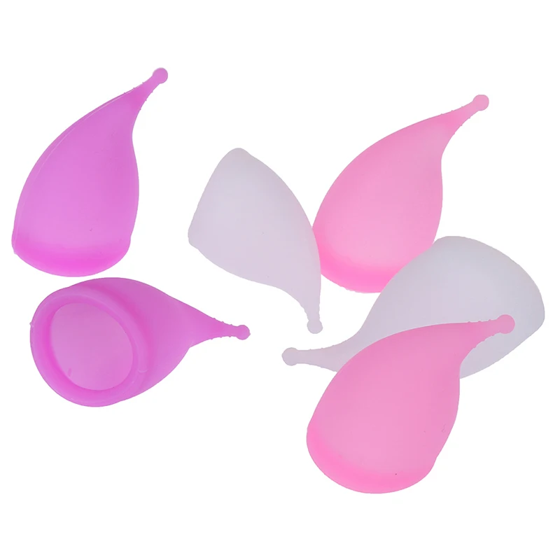 Medical Grade Silicone Menstrual Cup Women Lady Menstrual Period Cup Coppetta Mestruale Coupe Feminine Hygiene Menstrual Cup