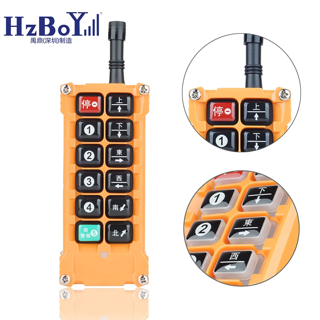 F23-BB 433Mhz Industrial Hydraulic Radio Wireless Crane Remote Control And Receiver