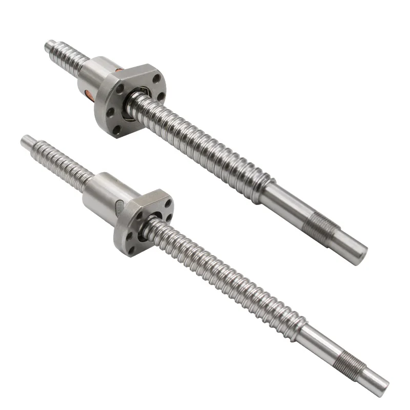 CNC router Ball screw SFU1605 SFU1610 SFU2005 SFU2010 SFU2505 100mm-2450mm with single Ball nut Lathe End Machined for CNC