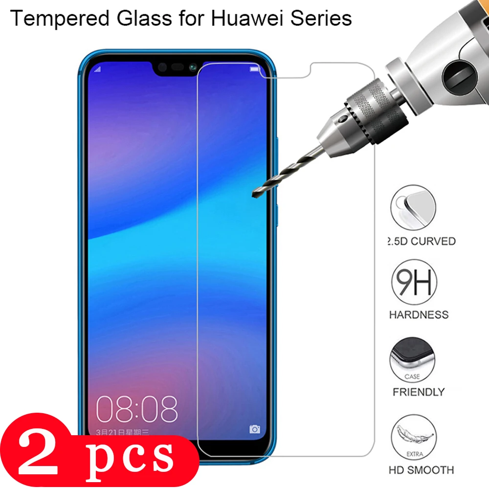 

2Pcs tempered glass for huawei nova 3 3i 3e 4 4e protective film on Glass smartphone nova 5 5i pro 5T 5Z phone screen protector