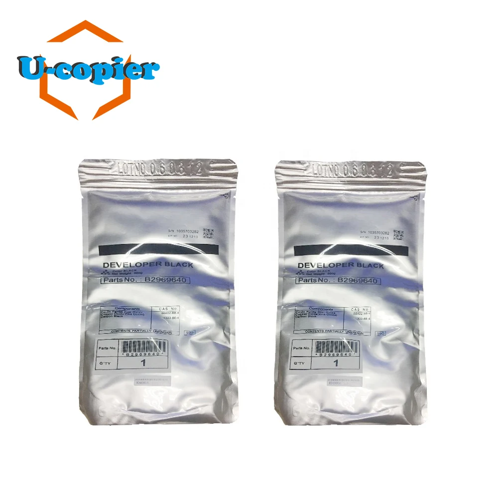 B296-9640 (B2969640) Desenvolvedor Preto 500g Para Ricoh MP 3500 4000 4001 4002 4500 5000 5001 5002 SP 8200 MP 4001 MP 4000 MP 4001