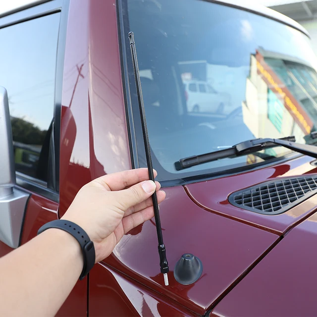 Części do zewnątrz antena do Toyota FJ Cruiser 2006-2021 czarna radiowa antena samochodowa dekoracja zewnętrzna modyfikacja akcesoriów samochodowych