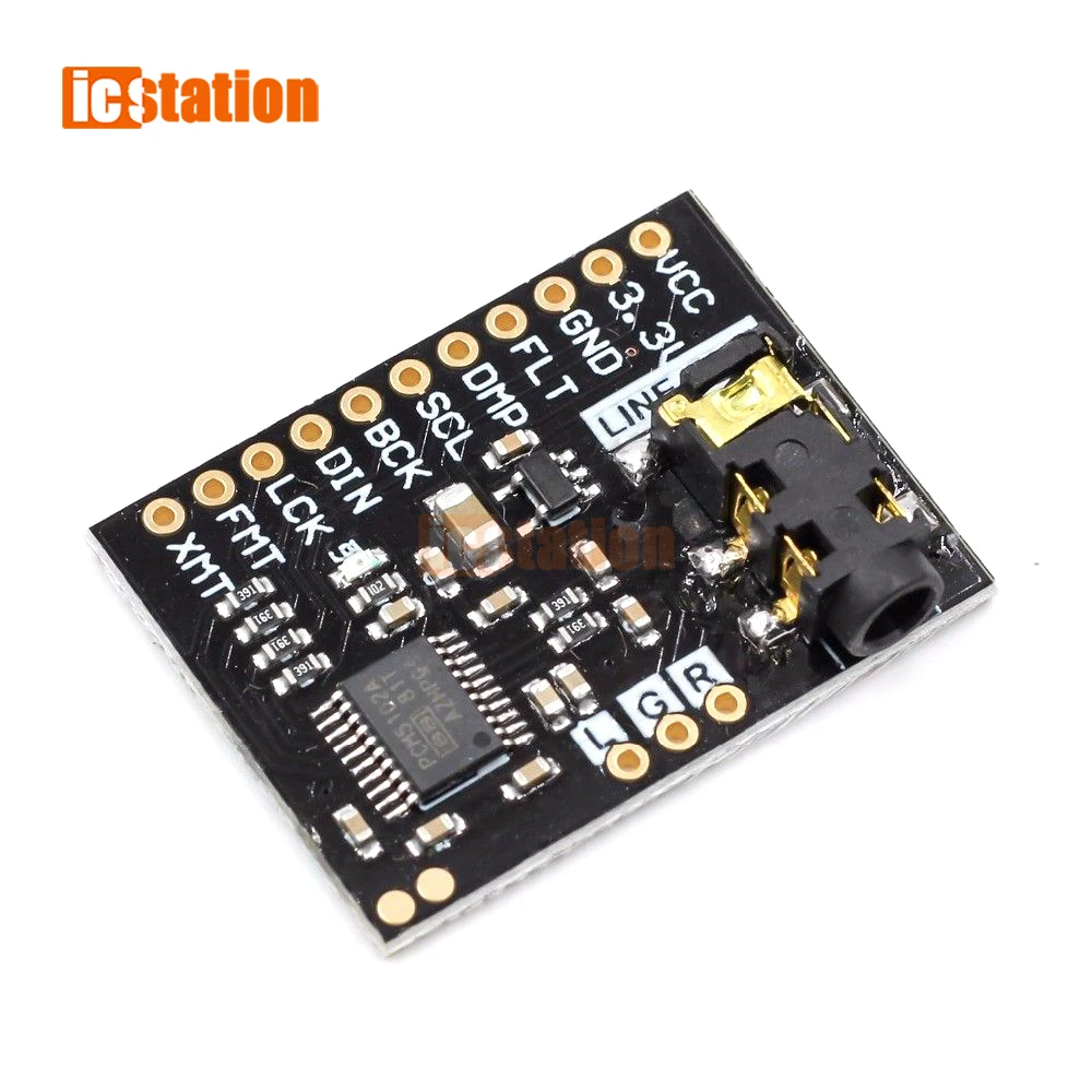 PCM5102 PCM5102A DAC 디코더 보드 I2S IIC 인터페이스 I2S 플레이어 모듈 라스베리 파이 pHAT 사운드 카드 용 오디오 보드