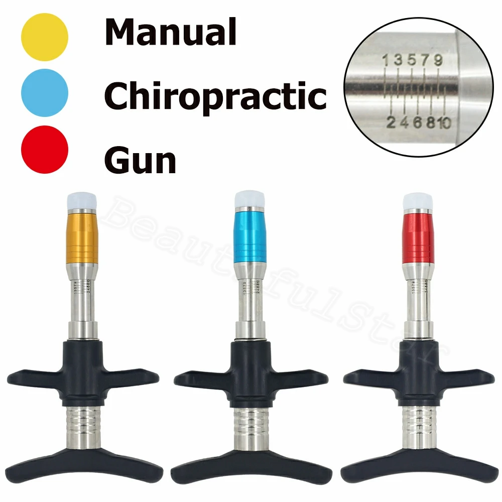 

2024 New Chiropractic Adjusting Tools For Adjustable Manual Massage Gun Therapy Spine Correction 300N Spinal Adjustment Massager