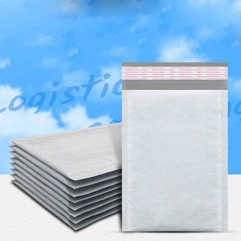 50Pcs Groothandel Bubble Zakken Zilvergrijs Bubble Mailers Grote Verzending Mailing Tas Gewatteerde Poly Mailer Business Supplies