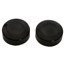 GLOSS BLACK UPPER FORK CAPS FOR HARLEY SOFTAIL STREET BOB 2018-2022 FXBB Model