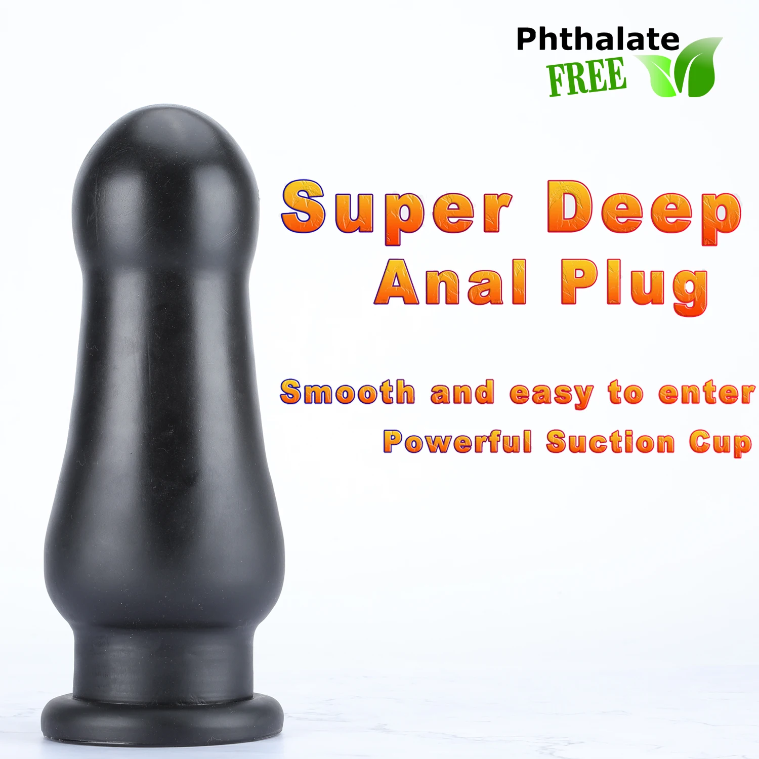 9.9inch Anal Plug Anus Masturbator Sex Toys for Gay Couple Female Vaginal Stimulate Big Butt Plug Smooth Dildo for Women Trainer