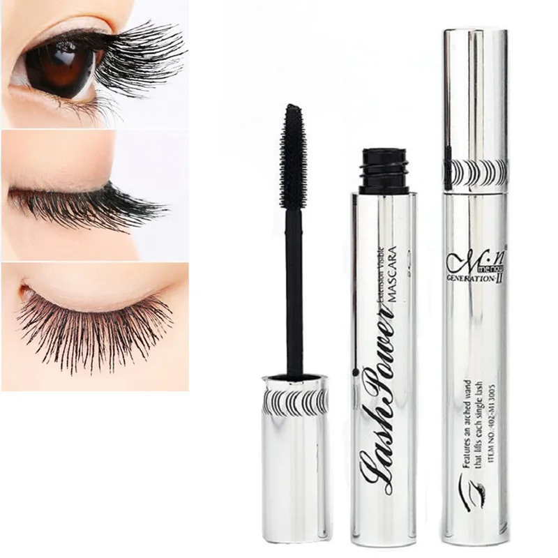 4D Silk Fiber Lash Mascara Curling Volume Black Waterproof Liquid Rimel Fiber Lash Extension Makeup Lengthening Mascara TSLM2