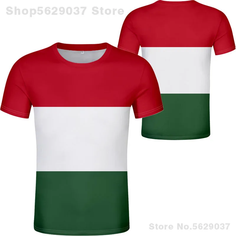 Hungary T Shirt Diy Free Custom Made Name Number Hun T-Shirt Nation Flag Hu Hungarian Country College Print Photo Logos Clothing