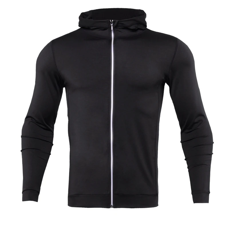 New Mens Giacche E Giubbotti Per Il Fitness Sport Cappotto Con Cappuccio Stretto Con Cappuccio Palestra di Formazione di Calcio Run Jogging Giacche