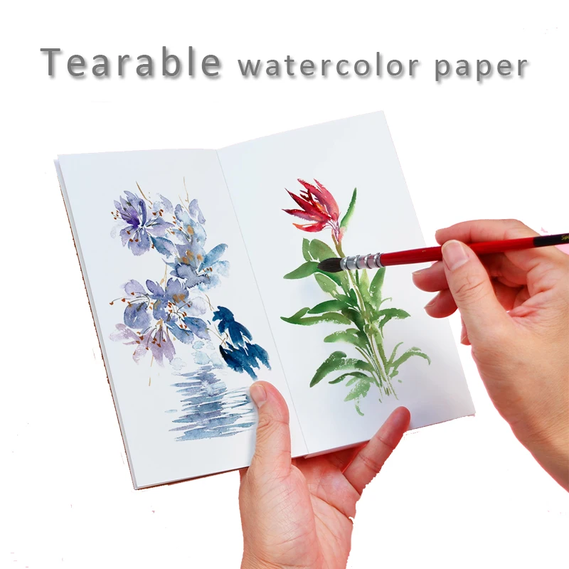 Bomeijia a4 a5 esboço livro papelaria aquarela papel esboço bloco de notas para pintura desenho diário criativo caderno presente