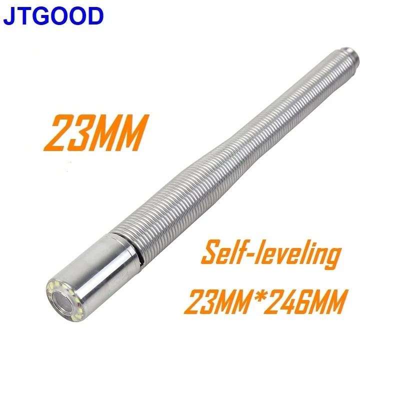 

23MM Long Spring Auto Self Leveling Camera Drain Pipe Sewer Inspection Replacement Pipe Inspection Camera Machine