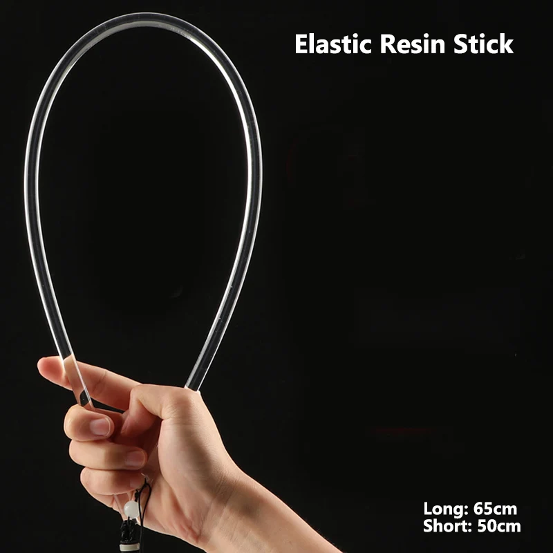 Resin Teaching Pointer Rattan Stick EDC Soft Foldable 65cm for Teaching Trainer Tools Outdoor Self Defense Stick Elastic Whip