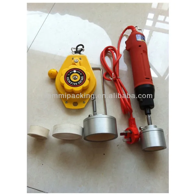 Günstigste preis elektrische hand capping maschine für durchmesser 10 zu 50 mm deckel