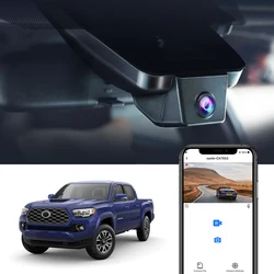 FITCAMX 4K Dash Cam for Toyota Tacoma N300 SR/SR5/Limited 2018-2026 & 4Runner 2020-2024, OEM-Style Car DVR Night Vision WiFi APP