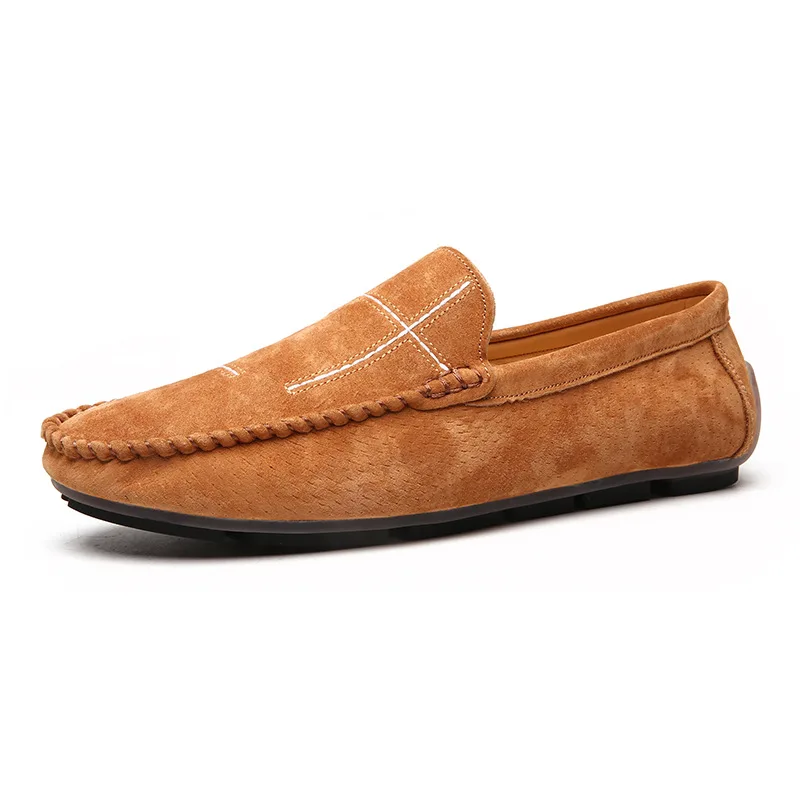 Scarpe Casual da uomo Scarpe da uomo di moda Mocassini da uomo in vera pelle Mocassini Slip On Appartamenti da uomo Scarpe da guida maschili 2020