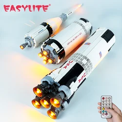 Kit luce a LED per idee 21309 il veicolo di lancio Apollo Saturn V 16032 blocchi di costruzione modello giocattoli fai da te Set non blocchi di costruzione