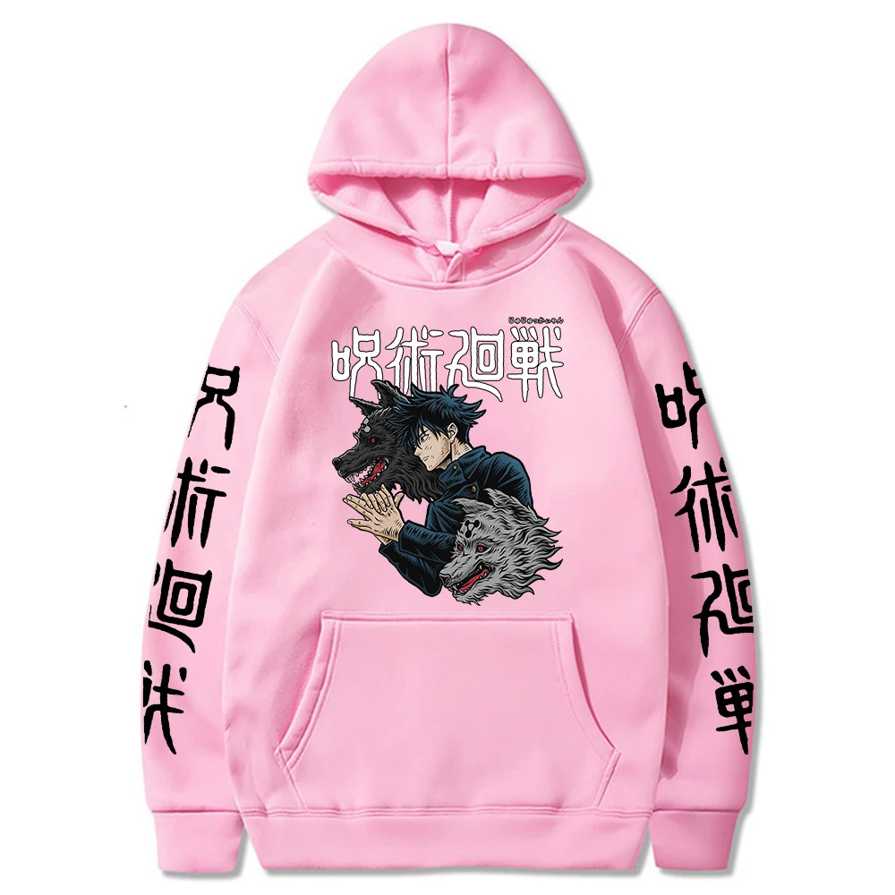 Autumn Winter Hoodies Anime Fushiguro Megumi Unisex Tops Harajuku Graphic Plus Size Sweatshirts for Men/Women