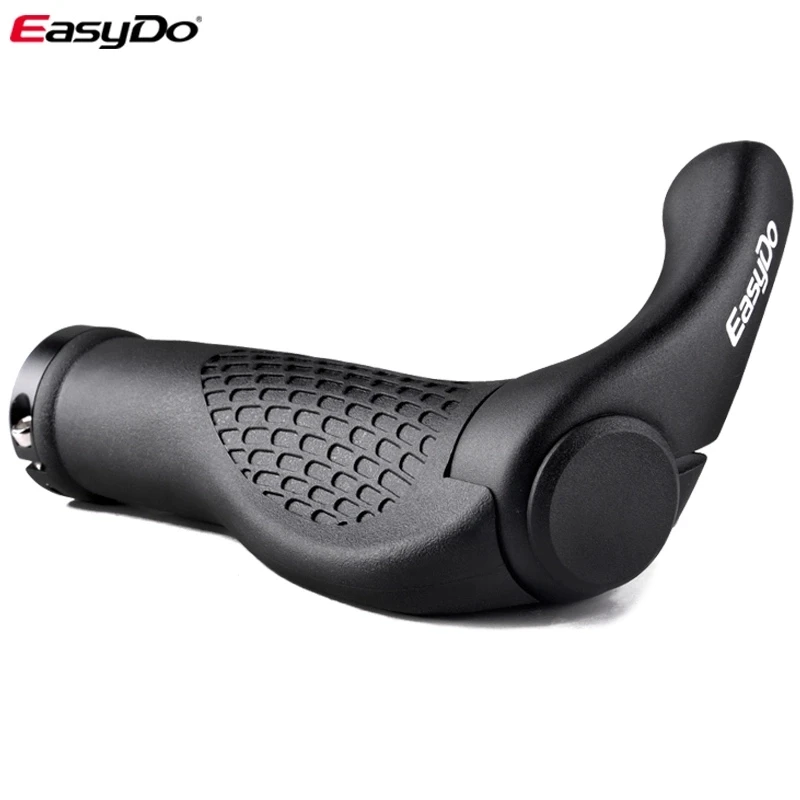 

EasyDo Bicycle Bike Components Bar ends MTB Handlebars Rubber Grips & magnesium alloy Handle bar Ergonomic Soft Grips 1020D