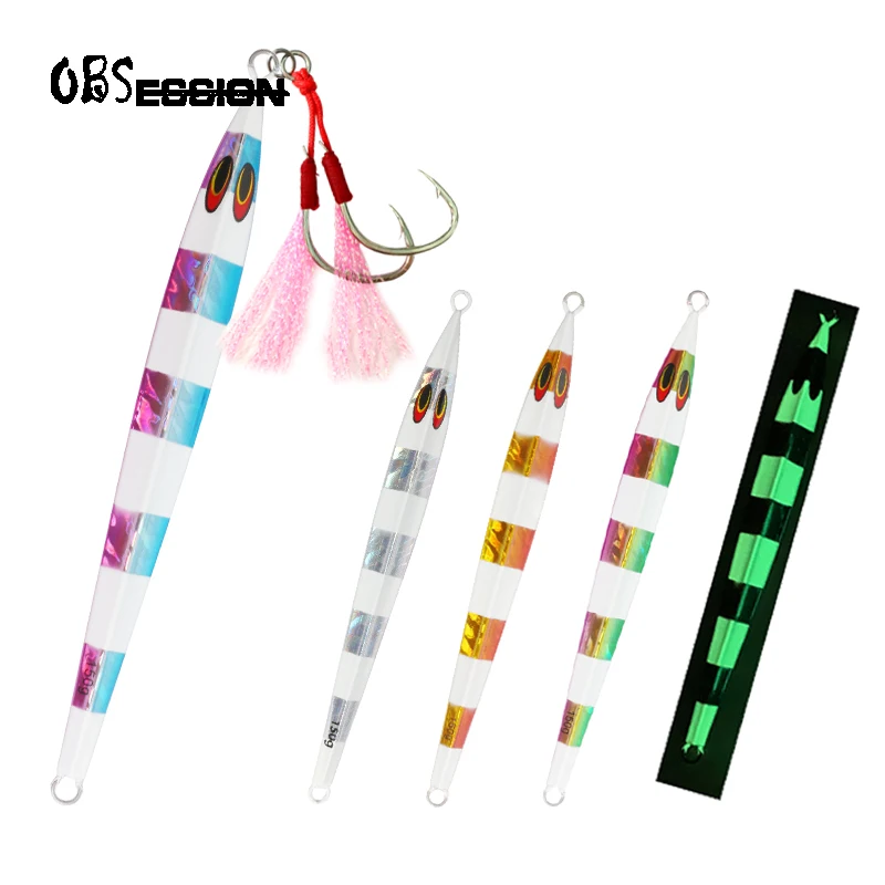 

Наживка для джиггинга 150 г, светящаяся искусственная приманка для морской рыбалки