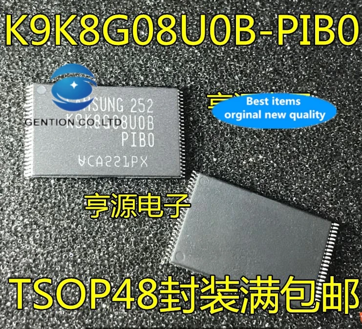 

2PCS K9K8G08U0B-PIB0 K9K8G08UOB-PIBO TSOP48 flash memory in stock 100% new and original