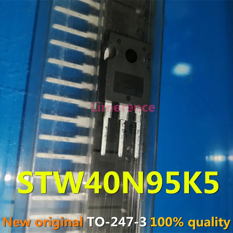 100% nuevo 50 unids/lote original MOSFET STW40N95K5 40N95K5  38A 950V  TO-247  Transistor