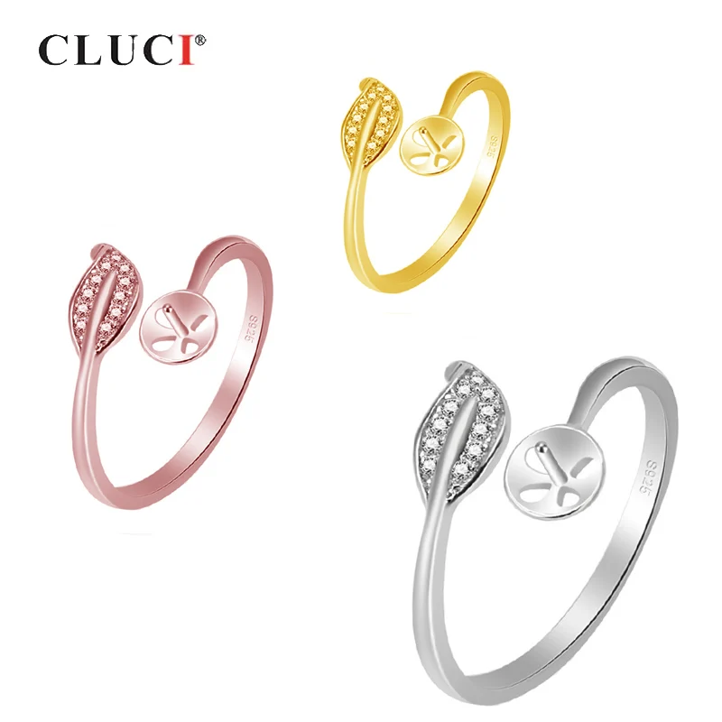 cluci-anel-aberto-de-prata-925-de-folha-de-ouro-rose-ajustavel-prata-esterlina-feminino-anel-de-perola-montagem-joias-presente-de-dia-dos-namorados-sr2043sb