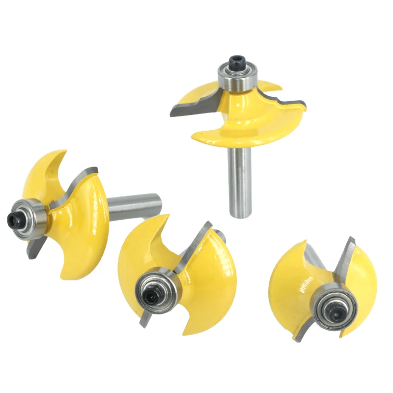 Imagem -03 - Lavie-bit Router Conjunto com Haste Gaveta Round Over Beading Moinho de Afiação Fresa de Madeira Carbide Woodwork Mc02181 mm 12 mm Haste Pcs