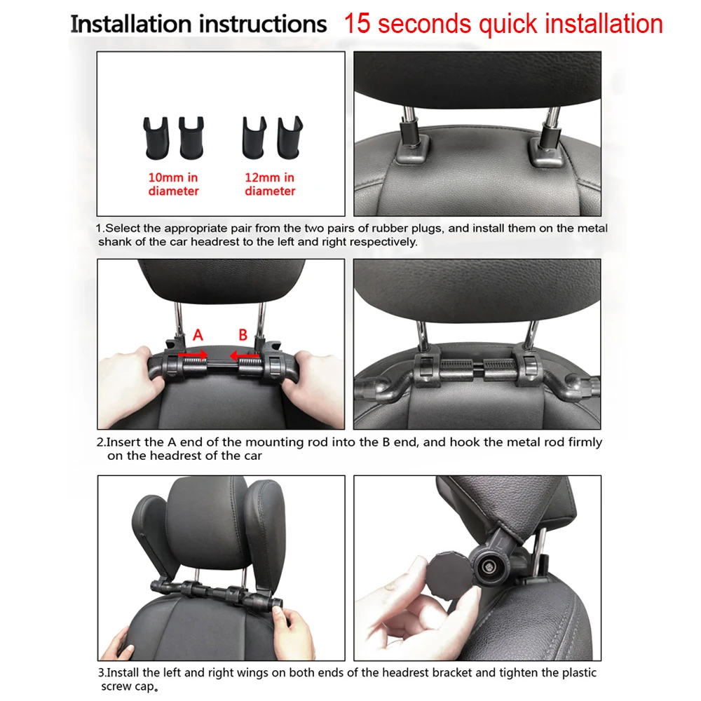 Car Seat Headrest Pillow Travel Rest Neck Pillow Support Solution For Kids Pillow And Adults Auto Seat Head Cushion Car Pillow