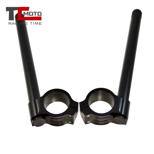 Manillar de motocicleta de carreras ajustable CNC 33/35/37/41/43/45/46/48/50/51/52/53/54mm Clip Ons manillar de horquilla