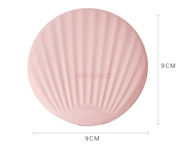 Lusterko do makijażu LED z funkcją ładowania, popularne w sieci, przenośne z małym lusterkiem, składane, dla studentek, do akademika, z lampką do makijażu.