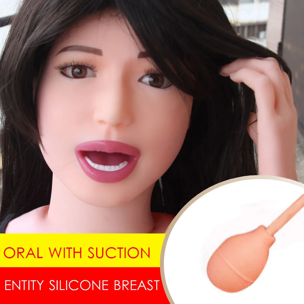 Inflatable Dolls Silicone Blowjob Breast Oral Vaginal Adult Sex ProductsMan Masturbator  Realistic Sex Doll for Men Sex Toys