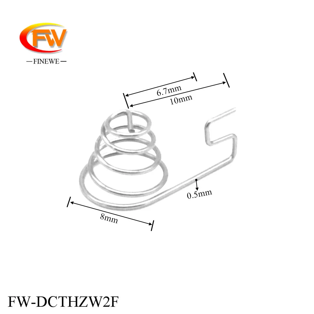 FINEWE 5 pair/lot battery contact spring positive and negative spring FW-DCTHZW2ZF