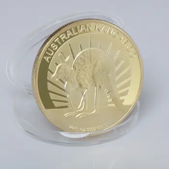 מטבעות זהב כסף אוסטרליה קואלה תנין קנגורו נשר 1 אונקיה מטבע זהב חיה אליזבת מתנות מזכרות 10 best sales מטבע של 1 אונקיה - №1