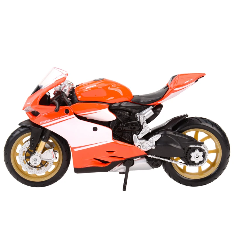 Maisto 1:18 Ducati 1199 Superleggera 2014 statik döküm araçları koleksiyon hobiler motosiklet Model oyuncaklar