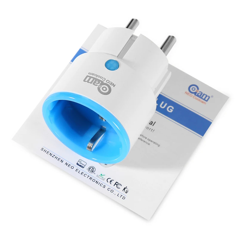 NEO COOLCAM 2PCS/LOT Zwave Outlet Plugin Smart Power Plug EU Socket Smart Home Automation Alarm System Home EU 868.4MHZ