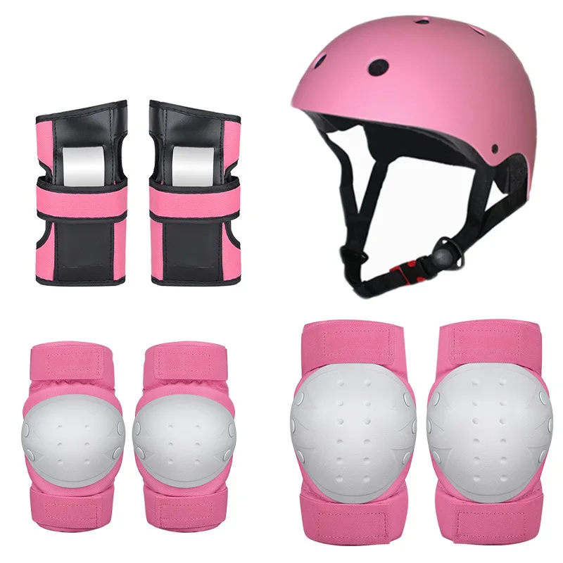 

Skate Shoes Children's Helmet Protector Seven Piece Combination Kneepad Elbow Protector Skateboard Protector