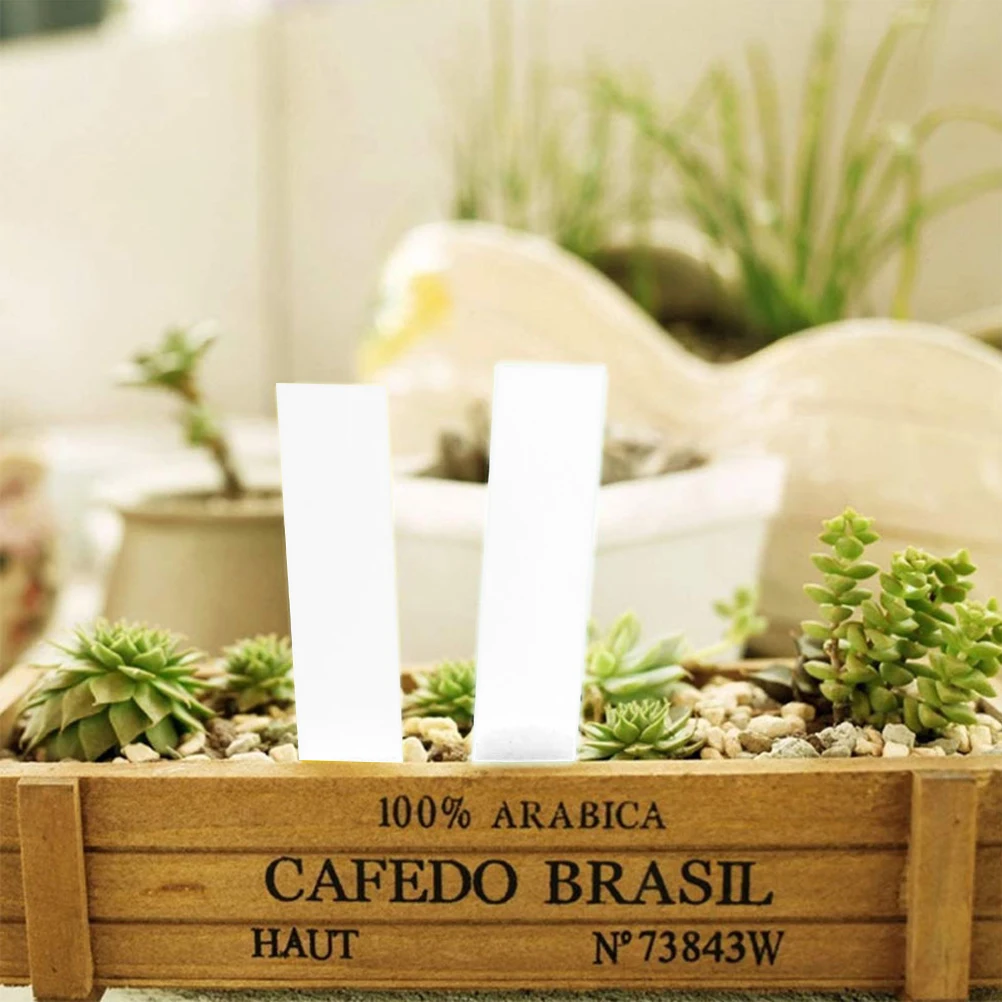 100PCS PVC Waterproof Plants Labels Garden Tags Stakes Reusable Plants Markers Widely Used Fn Gardens Farmland Greenhouses
